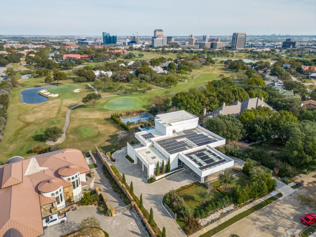 This modern mansion is more than meets the eye.