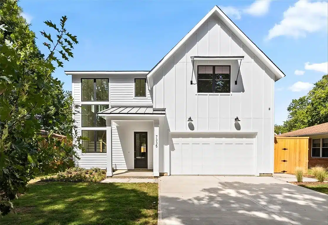 white house modern farmhouse