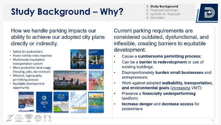minimum parking requirements