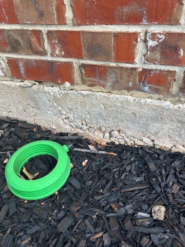 foundation repairs - honeycombing