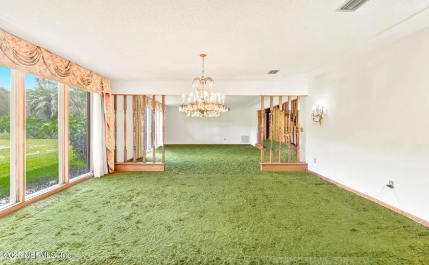 green shag, midcentury modern, Thanksgiving