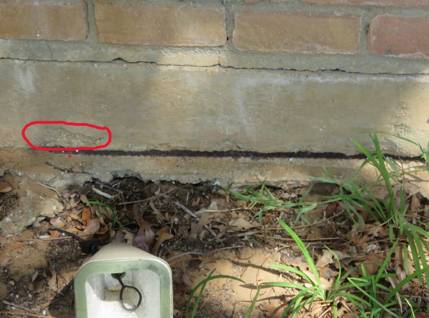 foundation repairs - spalling