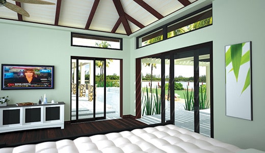 Bella-Verde-Grand-Cayman-Bedroom-with-Pool-View