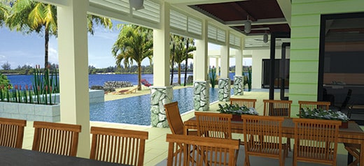 Bella-Verde-Grand-Cayman-Exterior-Dining-Area-and-Pool