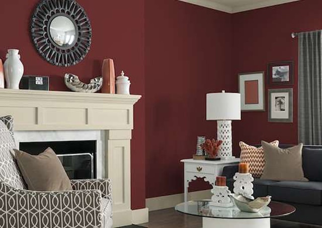 California_Claret_red_glidden_paint