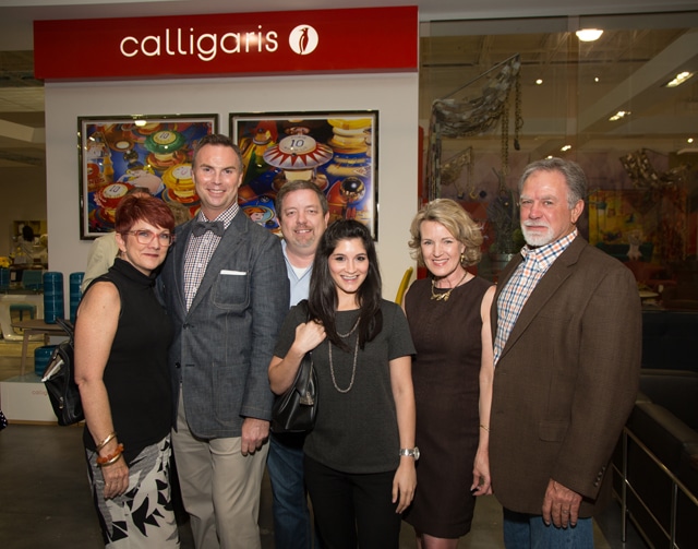 Deborah-Pilmmer-Stacy-Coulter-Landon-Smith-Veronica-Georlich-Catherine-and-Joe-Dolen-at-the-Thrift-Studio-Kickoff-Party-at-Cantoni_by-Daniel-Driensky