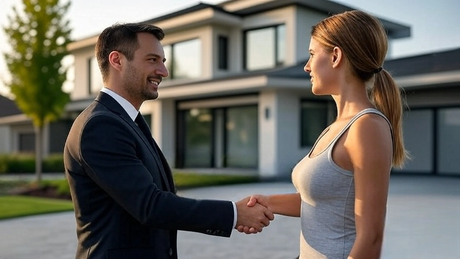 Handshake in Front of a House