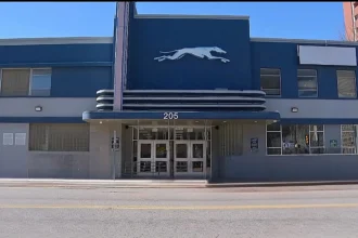 Greyhound terminal at 205 S. Lamar Street