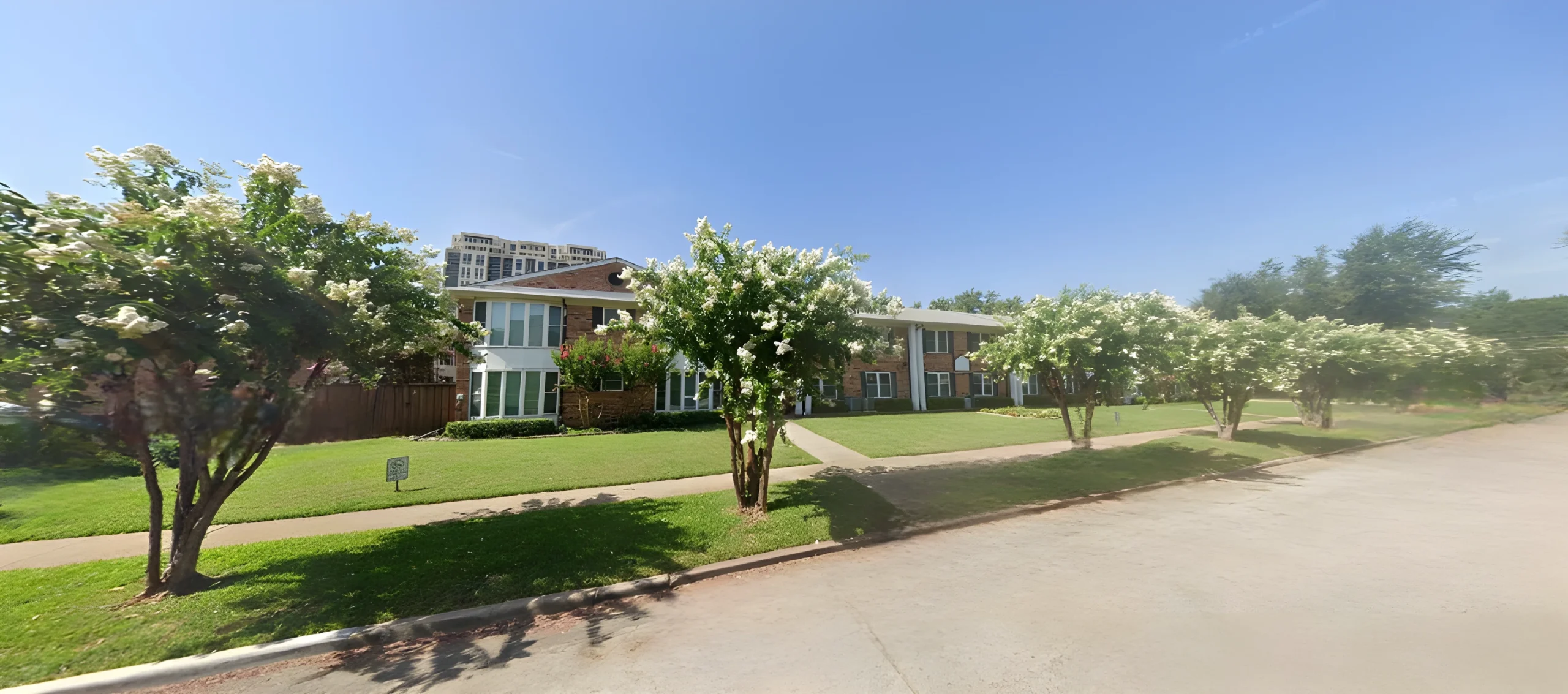 Dallas Developer Plans 28-Story Tower in Oak Lawn, Replacing 1960s Condos Newton Avenue in Dallas' Oak Lawn neighborhood