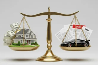 Scale Representing Equitable Distribution And Community Property