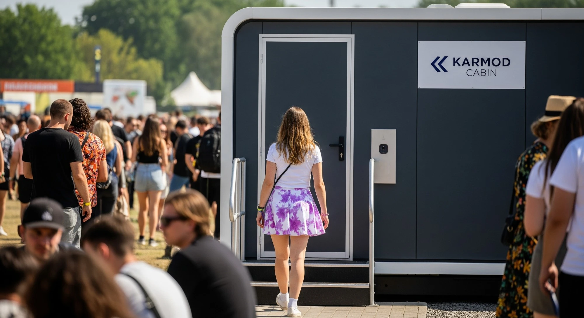 Karmod Cabin: Smart Sanitation for Events That Get Noticed