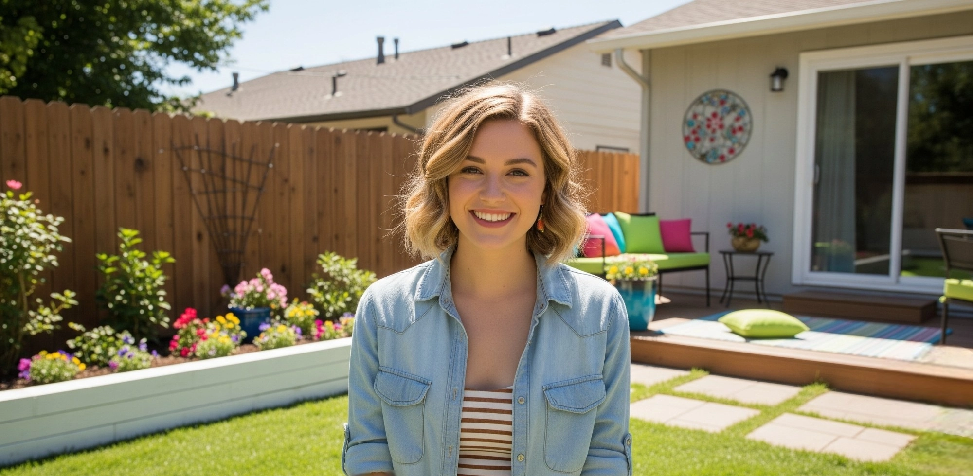 Got an Ugly Backyard? How to Fake Curb Appeal on a Budget