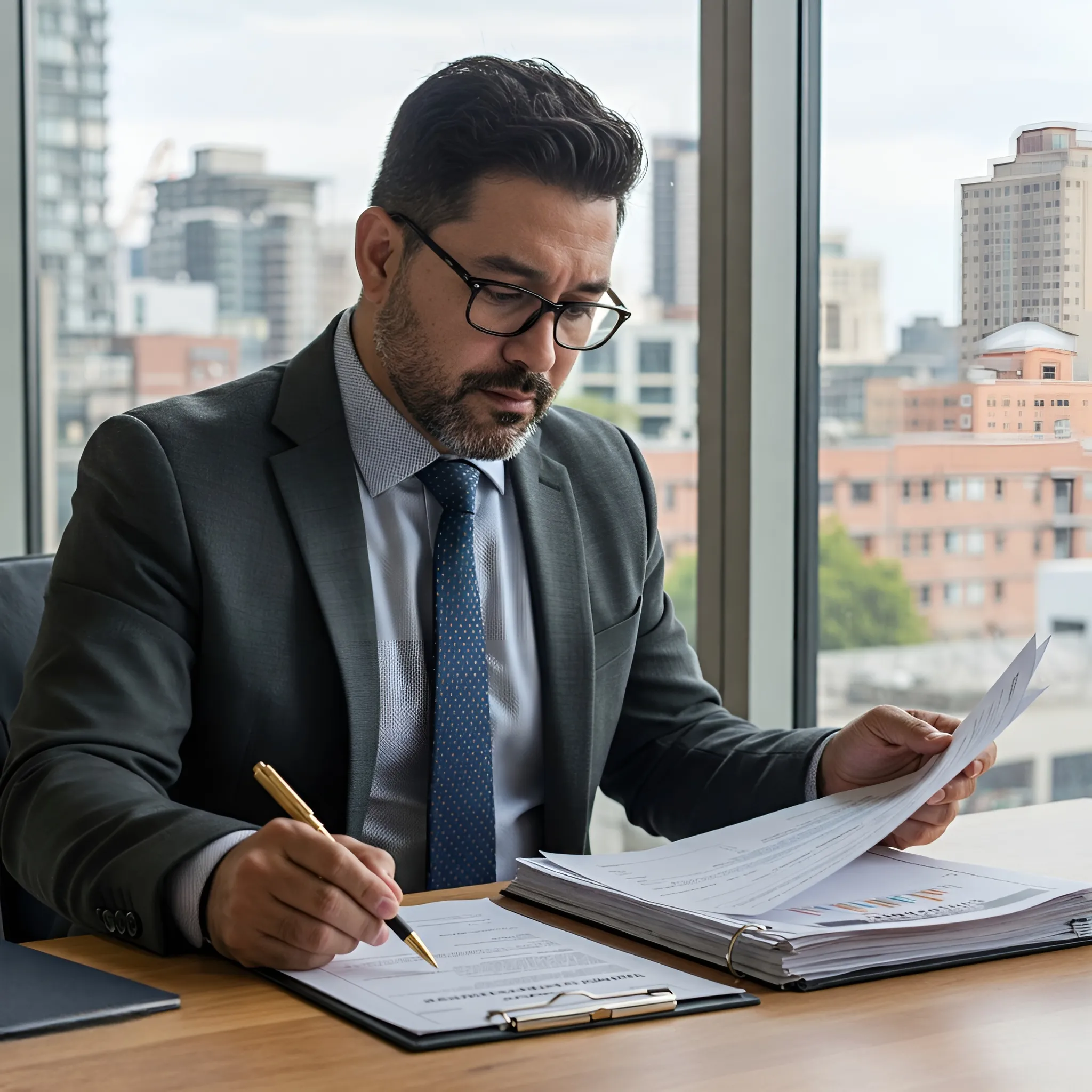 Property Management Mistakes to Avoid in Florida’s Competitive Rental Market Property manager reviewing tenant background check documents