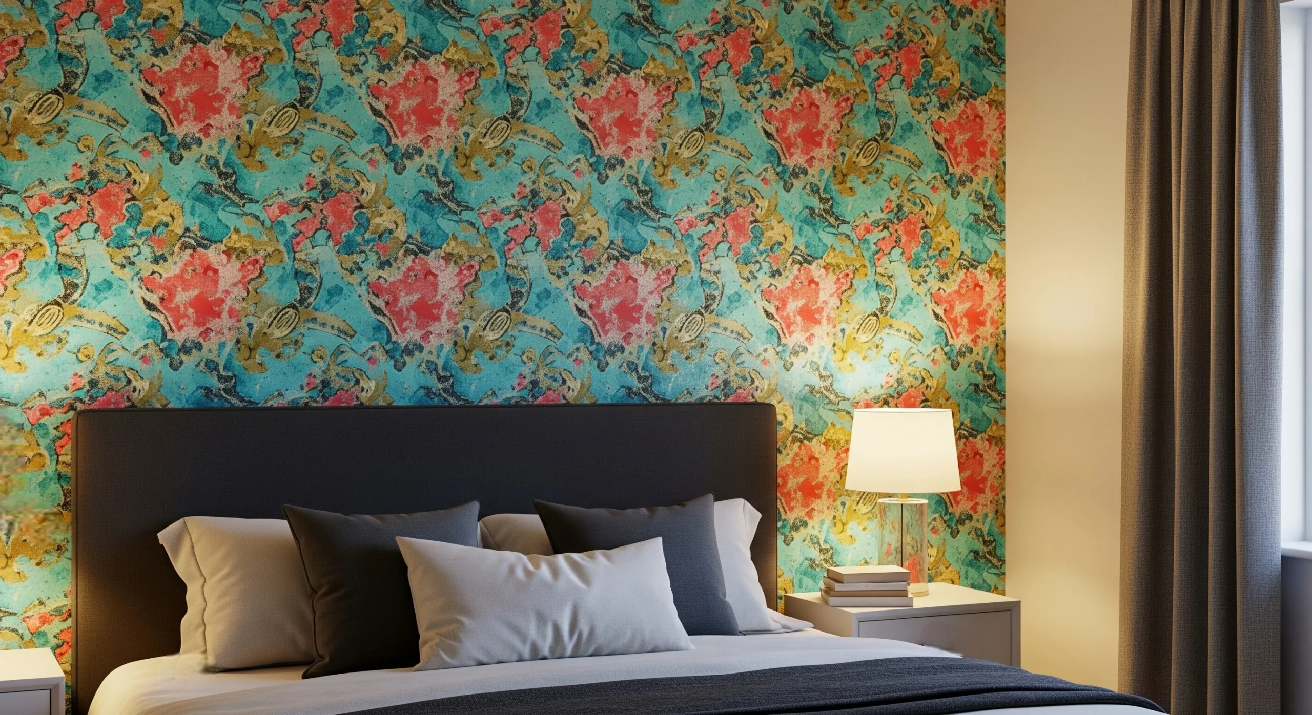 How Black Peel and Stick Wallpaper is a Realtor's Secret Weapon for Modern Listing Photos