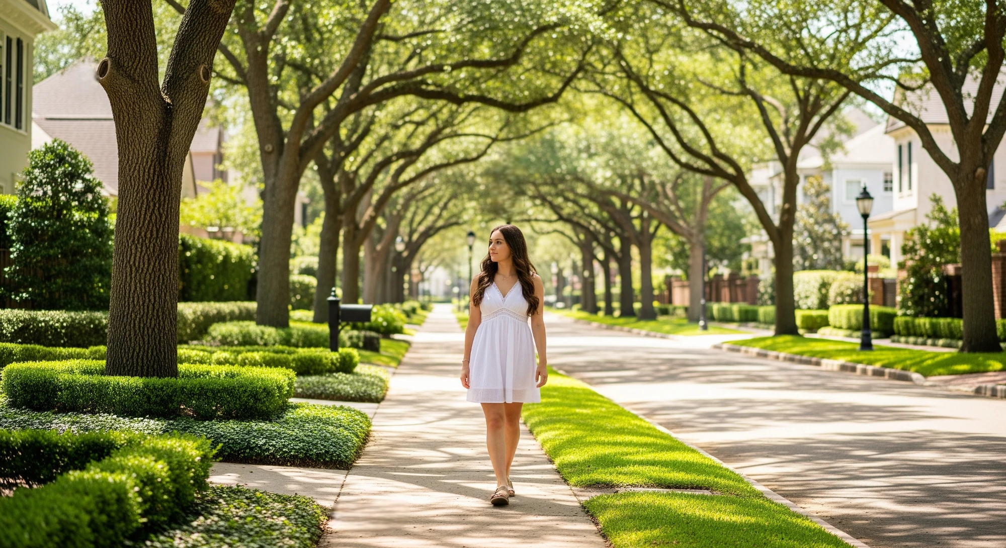 Why These Texas Neighborhoods Are Known for Safety and Community West University Place neighborhood with safe family-friendly streets