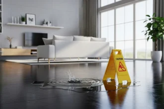 Wet Floor Slip Hazard