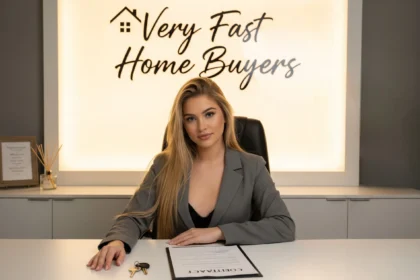 Signed contract and house keys on table