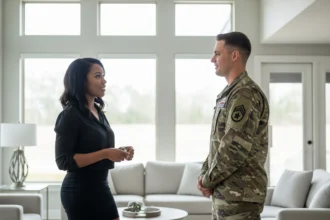 Agent meeting with military