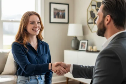 Handshake between agent and seller