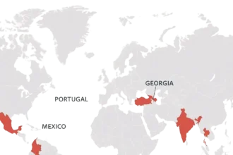 Global real estate investment hotspots map for Texans in 2025
