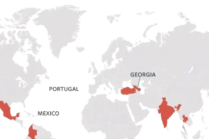 Global real estate investment hotspots map for Texans in 2025