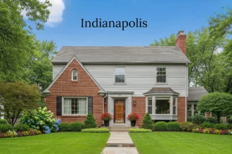 Well-maintained Indianapolis home with attractive curb appeal