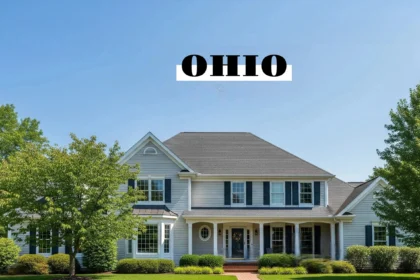 Ohio home exterior with clean roof and gutters