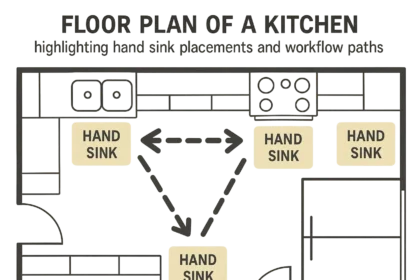 Strategic sink placement plan.