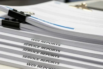 Organized WDI and service reports ready for buyers