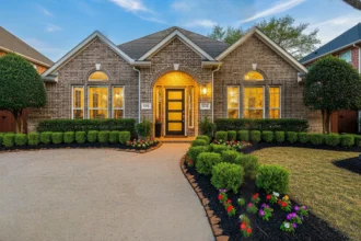 Prepared Dallas home with refreshed curb appeal ready for listing
