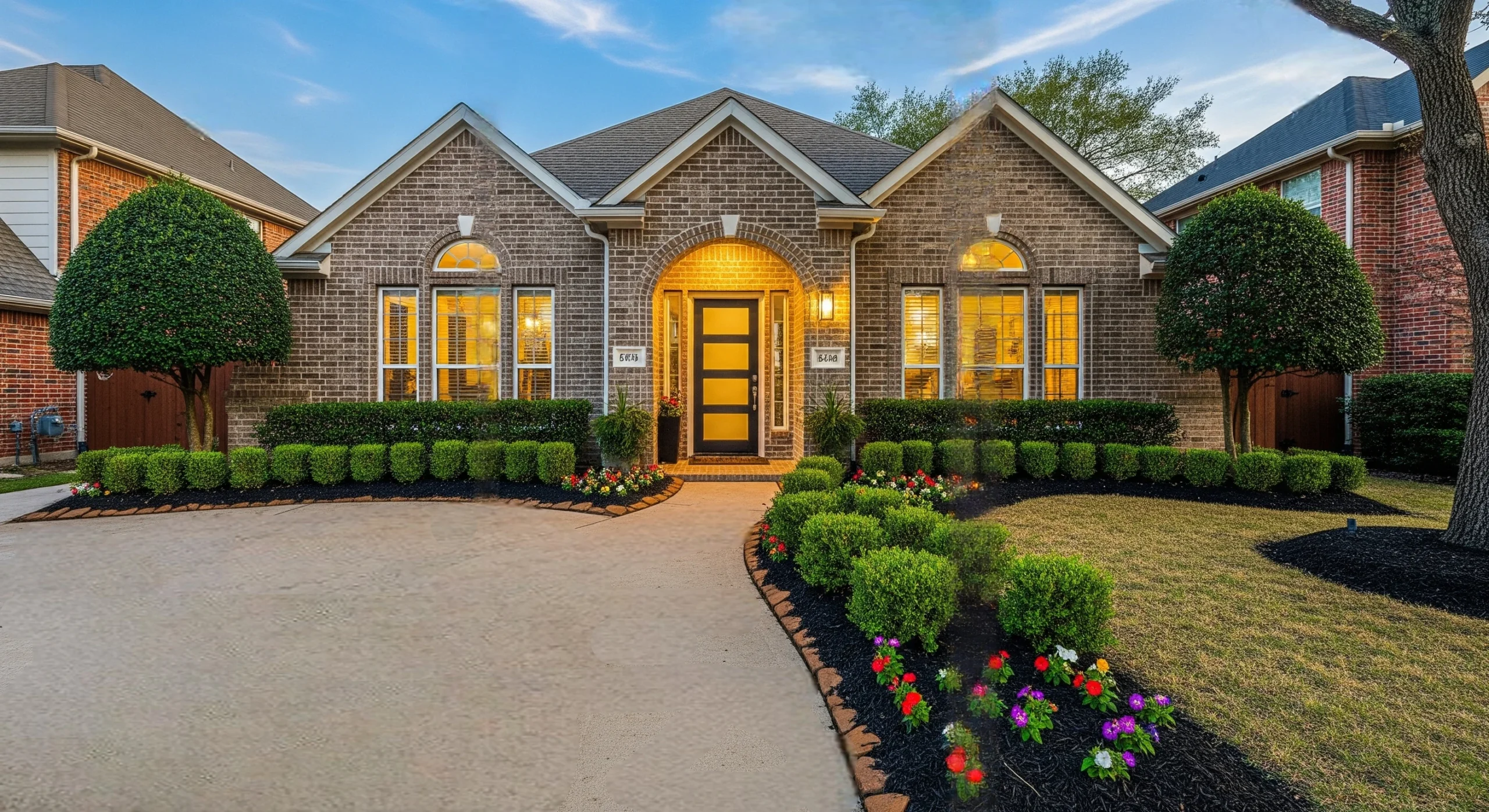 Prepared Dallas home with refreshed curb appeal ready for listing