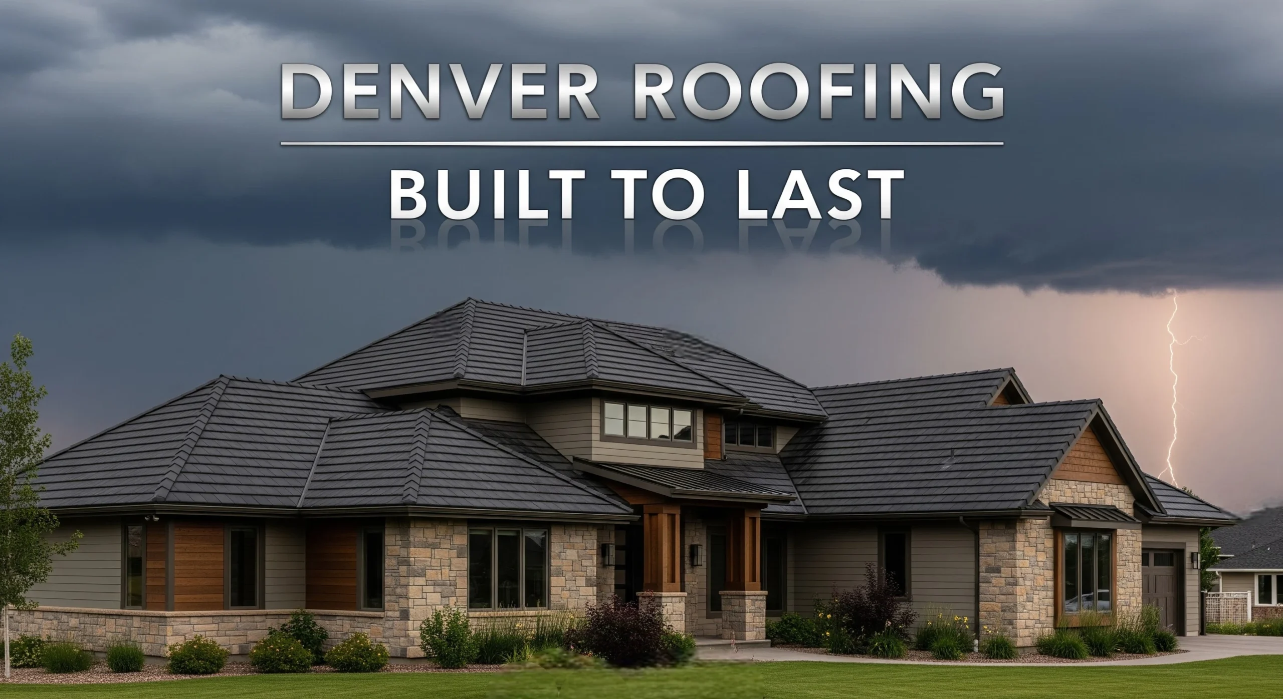 Well-maintained Denver home with a hail-resistant roof designed for extreme weather conditions