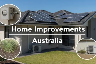 Australia home showing energy-saving upgrades like air sealing, attic insulation, heat pump HVAC, and rooftop solar