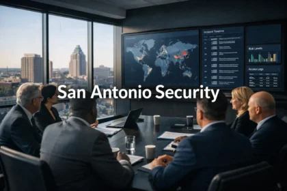 Integrated intelligence briefing for corporate security leaders in San Antonio office