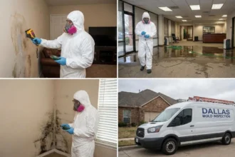 Dallas mold inspection at residential and commercial properties after water intrusion