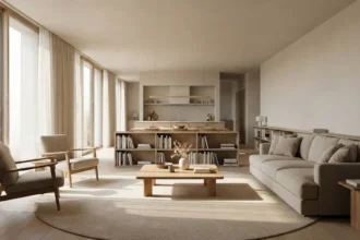 Organized Australian home interior designed for daily comfort