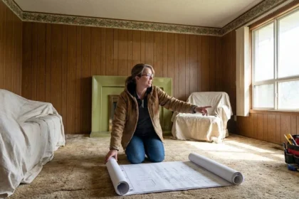 Homeowner planning a fresh Portland home remodel in an older interior