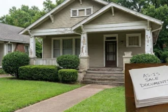 Older Memphis home with minor visible wear prepared for an as-is sale