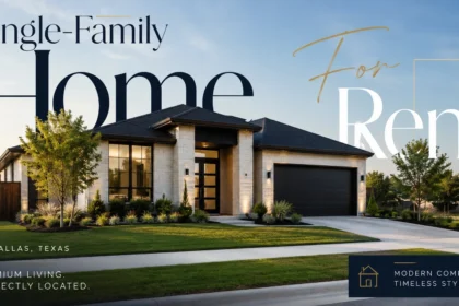 Modern single-family rental home in a Dallas neighborhood