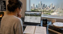 Dallas homebuyers reviewing local comps and budget notes before making an offer