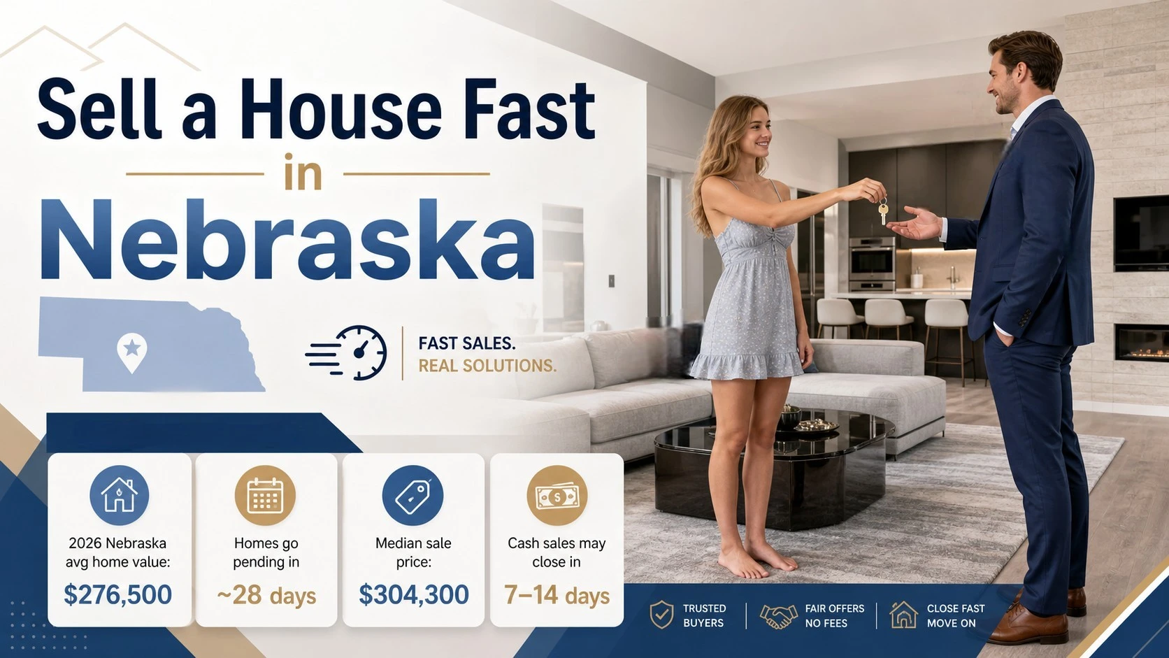 Nebraska homeowner selling a house fast to a cash buyer