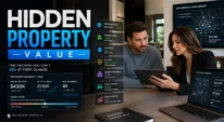 Home buyer reviewing hidden property value factors with a real estate agent in North Texas