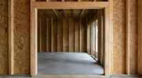 Measuring width and height of a door rough opening