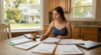 Homeowners reviewing primary residence exclusion documents