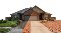 Oklahoma and Texas home affected by rain and drought cycles