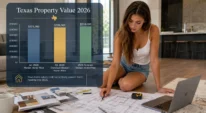 Home renovation plans with calculator and property value chart