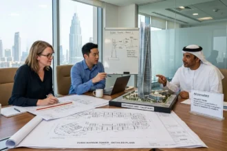 Dubai development design and construction partner verification