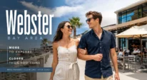 A couple enjoying Webster Texas Bay Area attractions near NASA Parkway