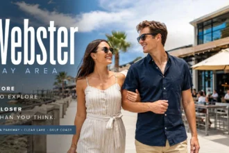 A couple enjoying Webster Texas Bay Area attractions near NASA Parkway
